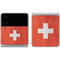 Switzerland Flag Distressed Galaxy Z Flip4 5G Skin